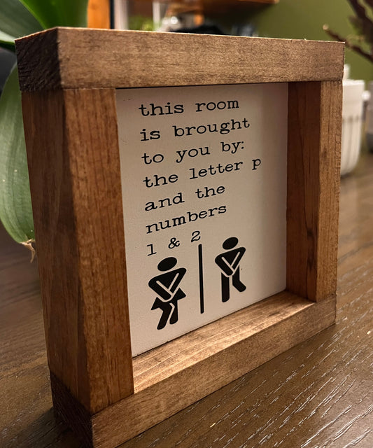 This bathroom is brought to you by...6"