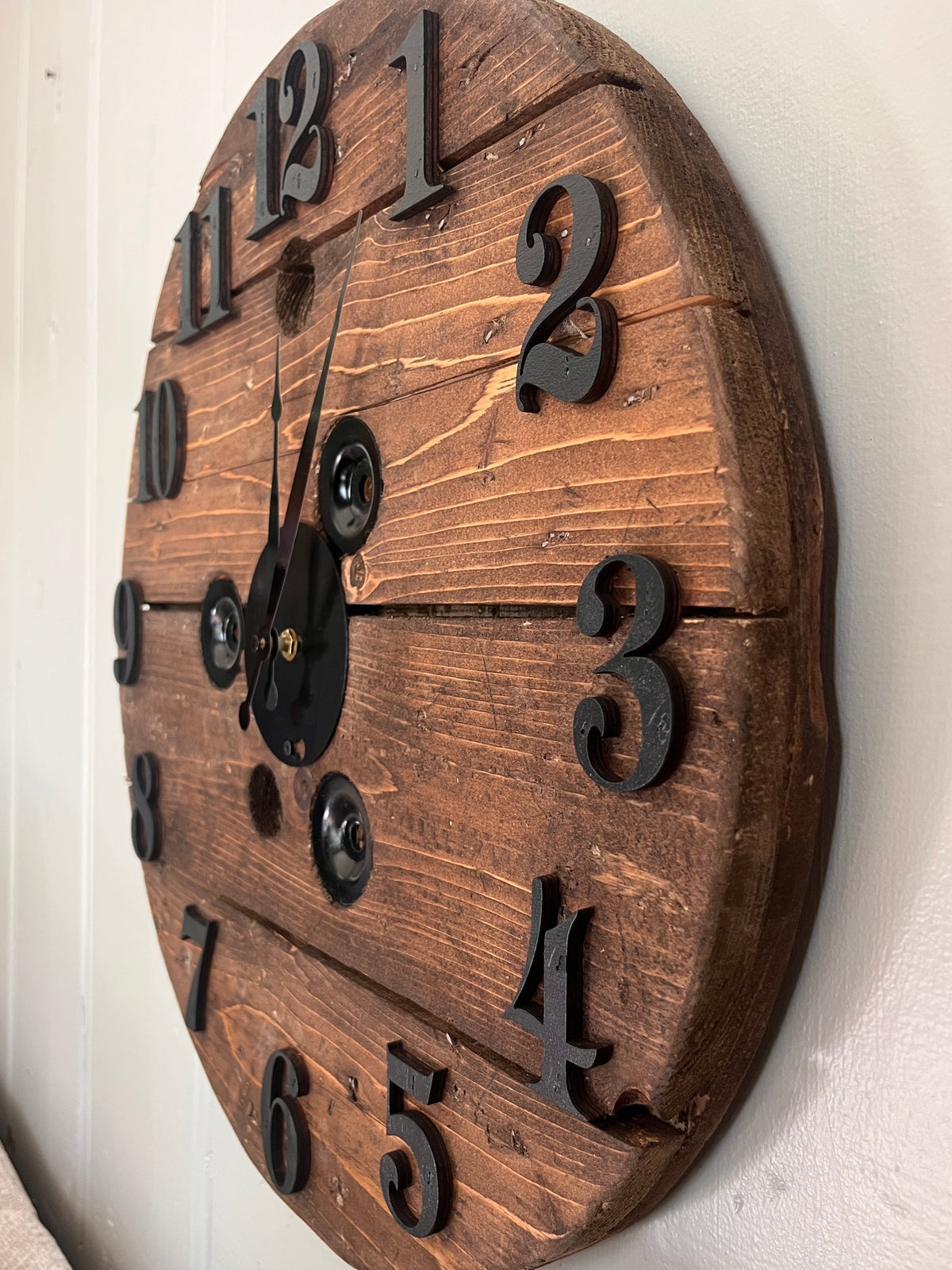 20" 3D Spool clock - Provincial