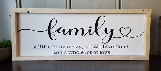 Family. A little bit of crazy - Natural