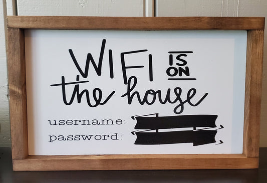 Wifi is on the house