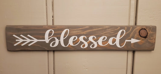 Blessed arrow sign