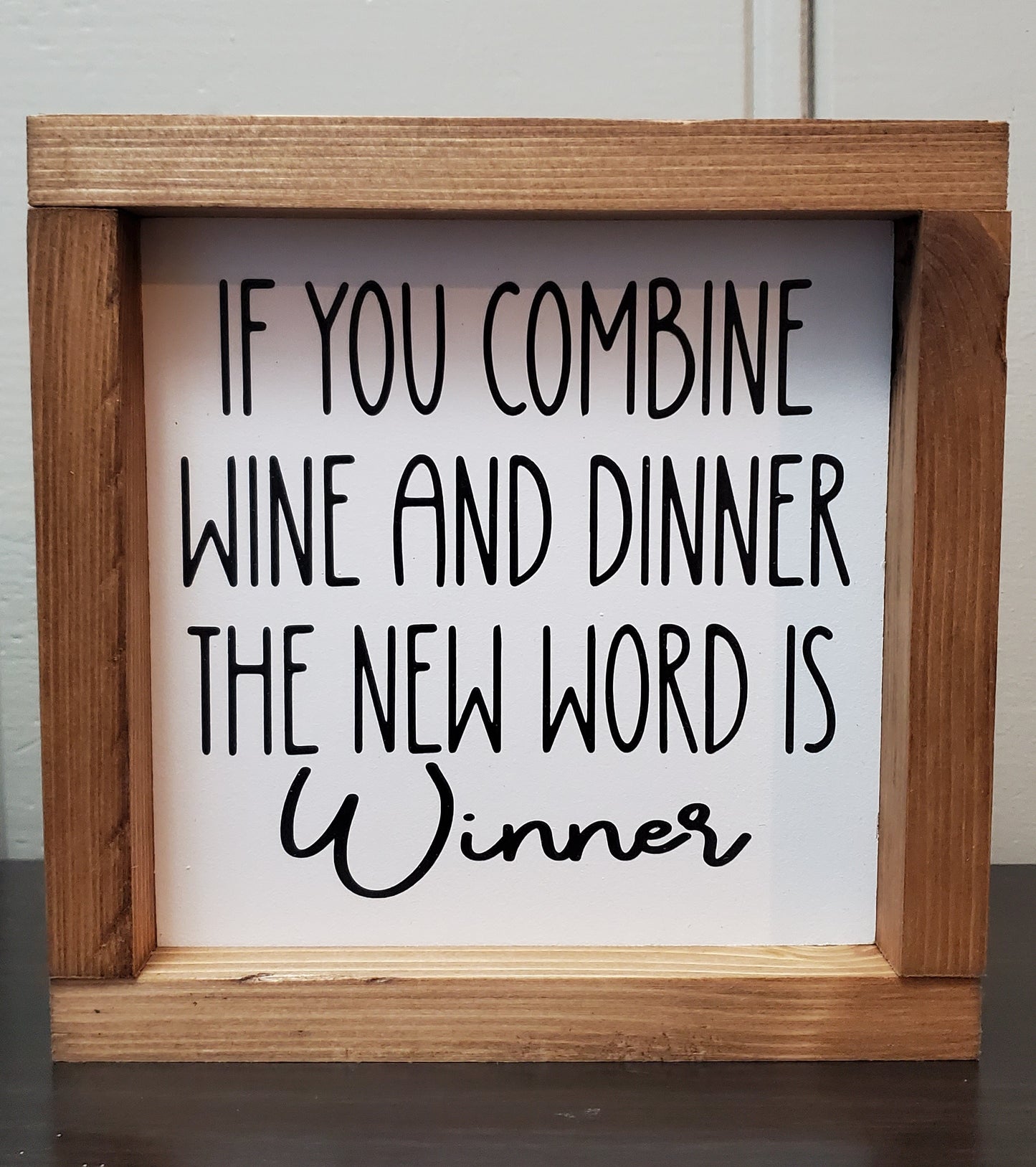 Combine wine and dinner
