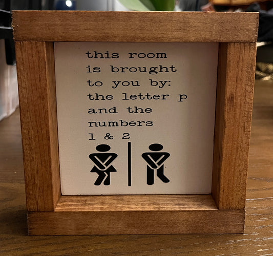 This bathroom is brought to you by...6"