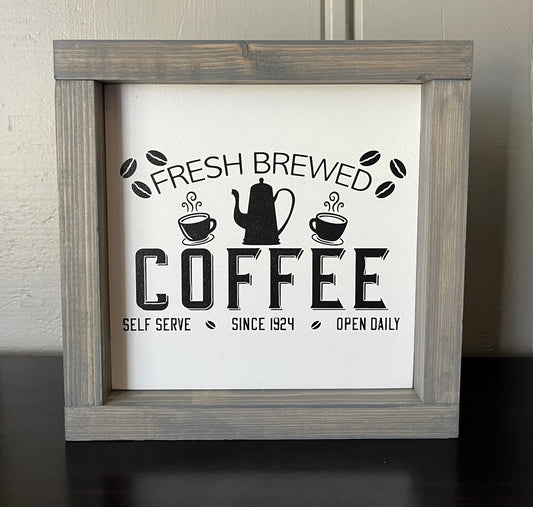 Fresh brewed Coffee