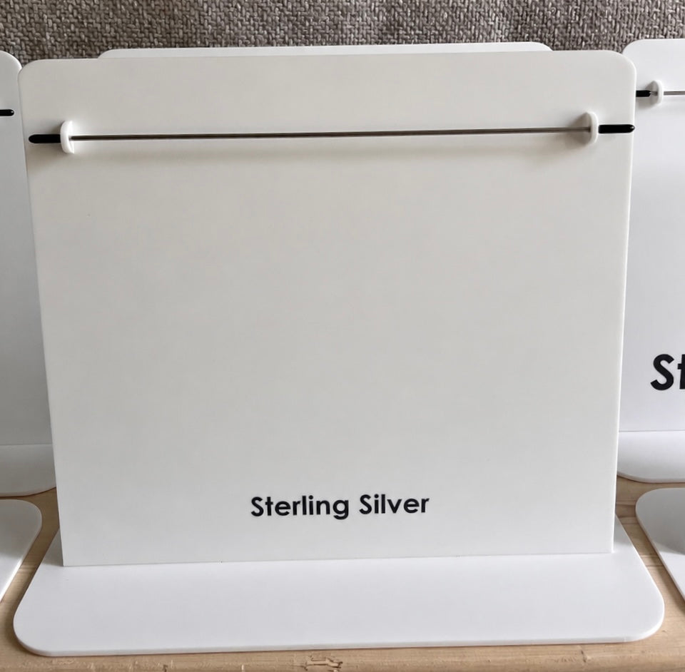 Acrylic jewelry stands