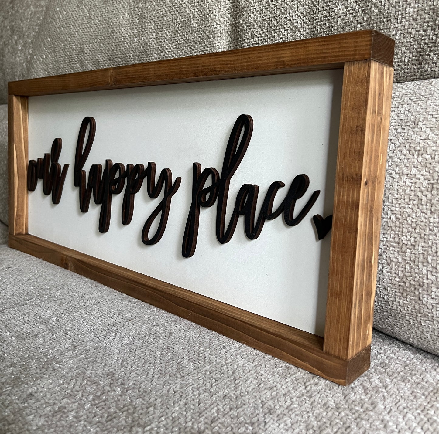 3D Our happy place -21.5"