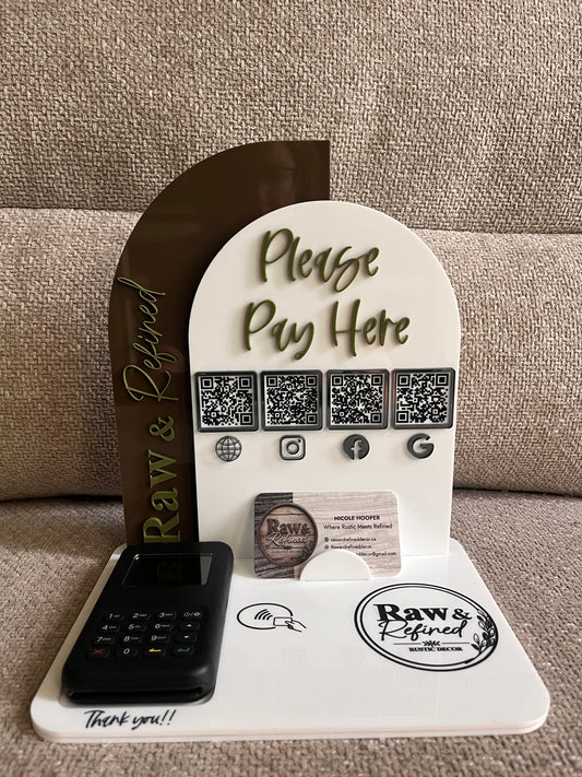 Custom Acrylic social Media Sign