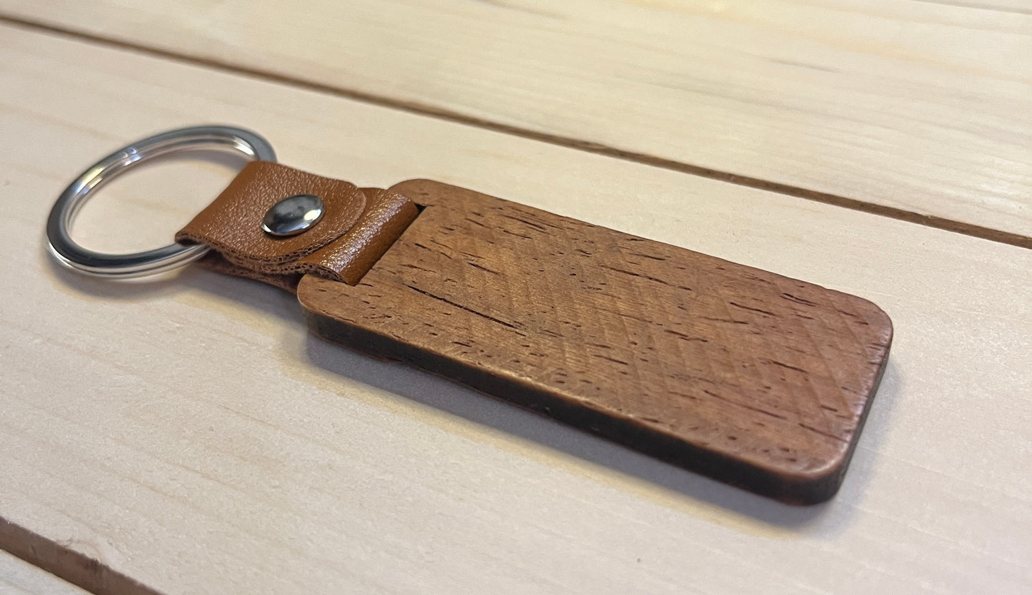Custom Laser engraved Keychain