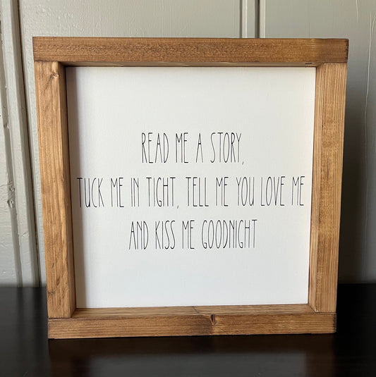 Read Me a story, tuck me in tight 10"