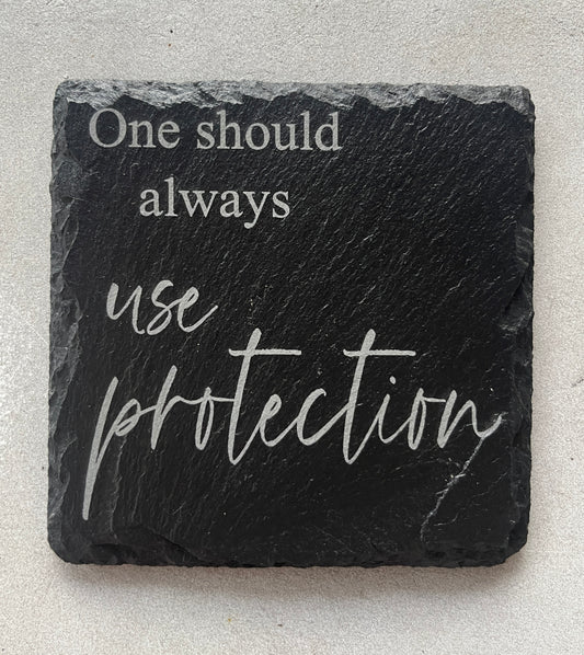 Slate Coater - Always use protection