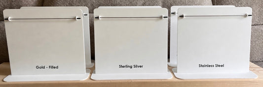 Acrylic jewelry stands