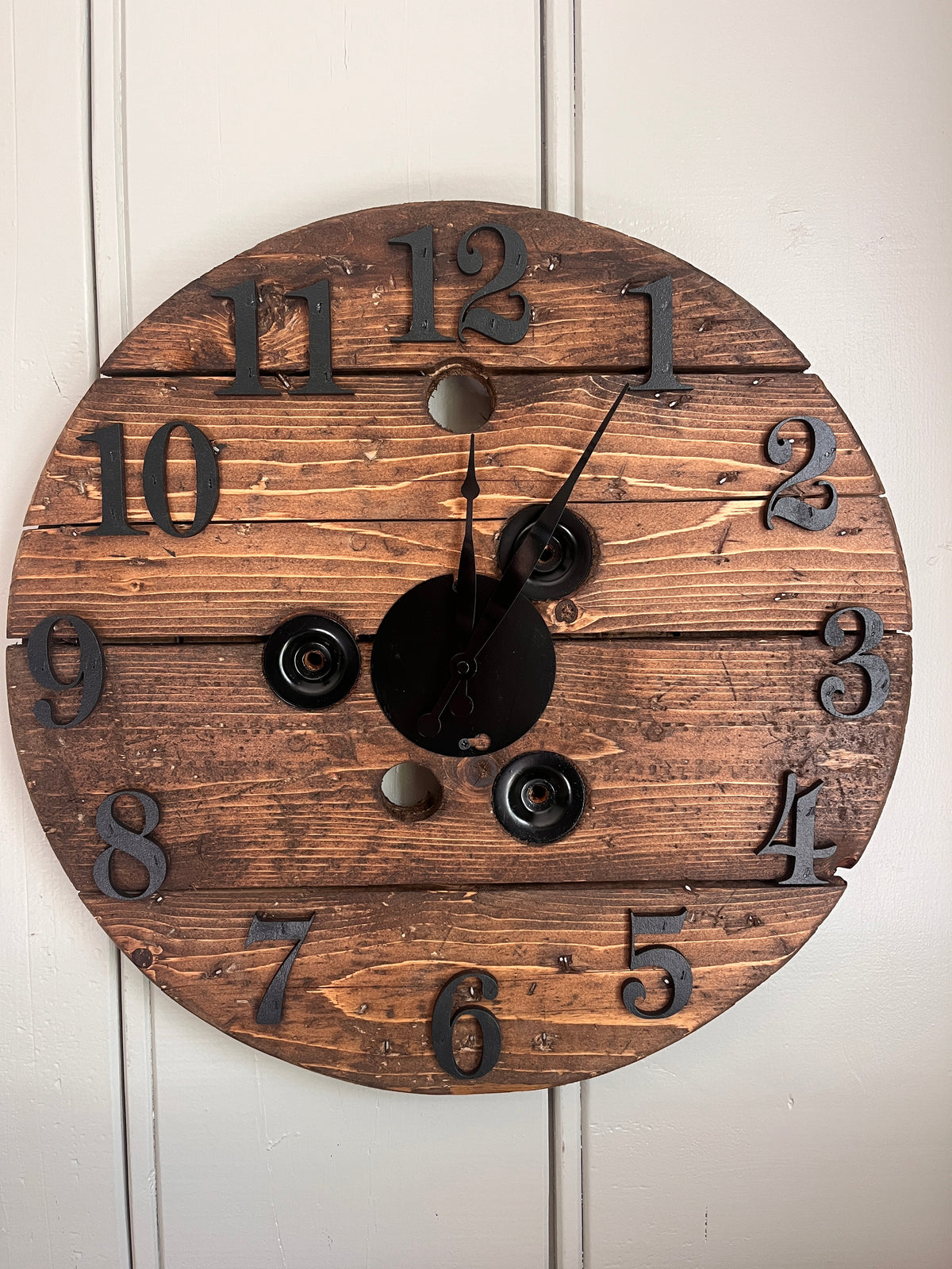 20" 3D Spool clock - Provincial