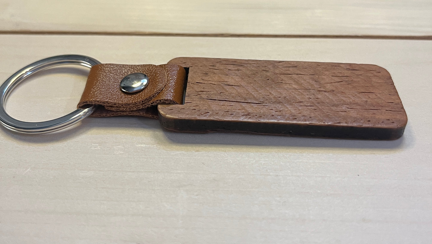 Custom Laser engraved Keychain