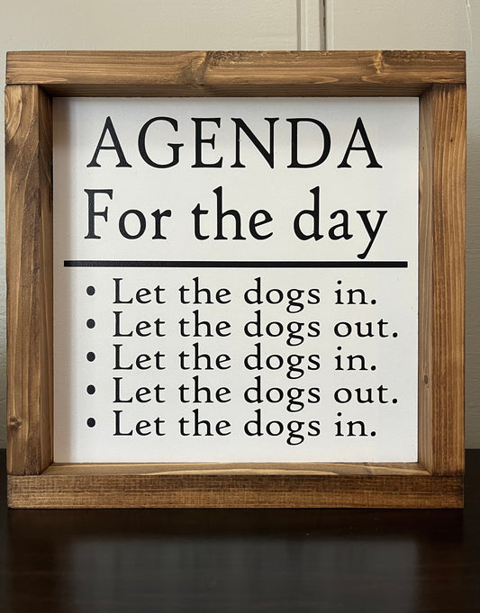 Agenda for the day 10”